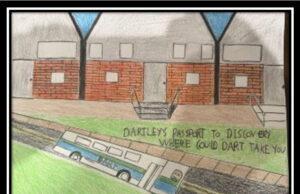 Pair of Holy Cross High School students gain awards in DART Annual Statewide Transit Poster Contest