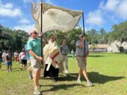 ‘Georgia Martyrs’ focus of perpetual pilgrims as they pause in Brunswick to learn more about the 1597 martyrdom of five Franciscan friars