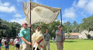 ‘Georgia Martyrs’ focus of perpetual pilgrims as they pause in Brunswick to learn more about the 1597 martyrdom of five Franciscan friars