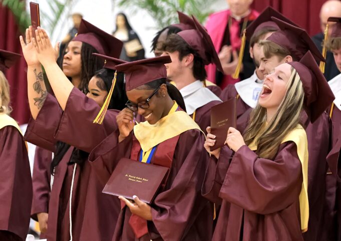 Thirty-eight seniors graduate from St. Elizabeth High School on June 1