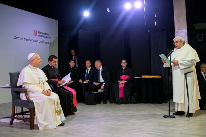 Pope Leo reminds prisoners that God never stops offering hope and forgiveness