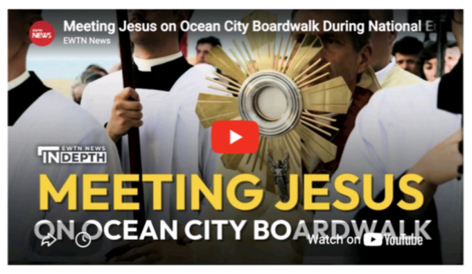 WATCH: Diocese of Wilmington Eucharistic procession participation included in EWTN national news coverage