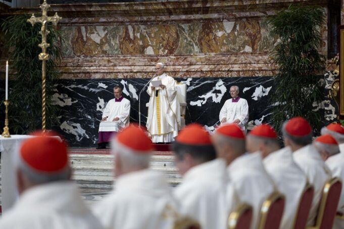 Pope Leo tells cardinals war is ‘never blessed by God’