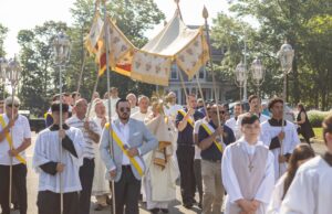 Pope Leo message will be at the start of National Eucharistic Pilgrimage closing Mass in Philadelphia at 11 a.m. Sunday