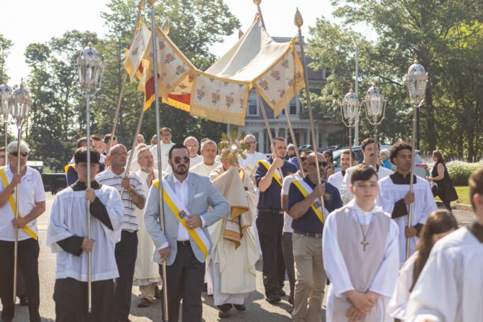 Pope Leo message will be at the start of National Eucharistic Pilgrimage closing Mass in Philadelphia at 11 a.m. Sunday