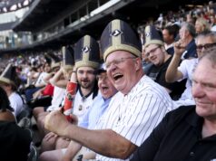 Pope-themed White Sox game draws more than 38,000 fans: Photo gallery