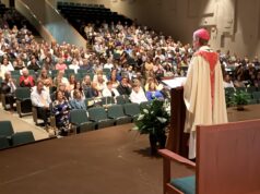 Teachers in Diocese of Wilmington have ‘potential to change someone’s life,’ former TV news anchor Tracy Davidson tells them at Spirituality Day