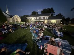 Ice cream, popcorn, candy, community help draw a crowd for ‘Movie Night’ at Immaculate Heart of Mary parish in Wilmington