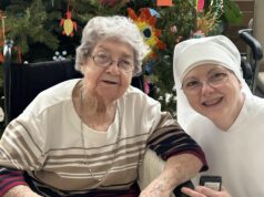 Approaching her 100th birthday, Jeanne Jugan resident Sarah Clark recalls younger years of golf, bowling and taking care of people