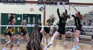 Saint Mark’s High School sweeps by Odessa High School for season-opening volleyball win: Photo gallery