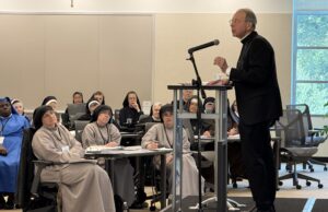 Archbishop William Lori urges women religious to help renew American political culture