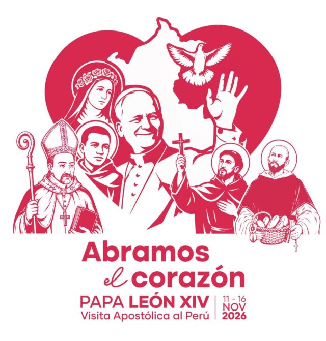 POPE LEO LOGO PERU TRIP