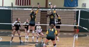 Padua Academy takes volleyball showdown at Saint Mark’s High School: Photo gallery
