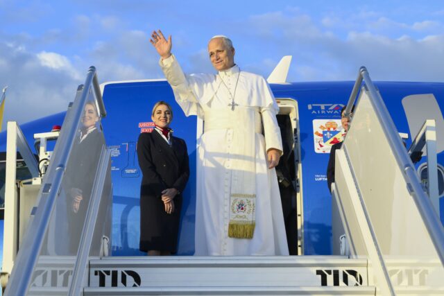 POPE LEO XIV PAPAL TRIP FRANCE 2026 DEPARTURE