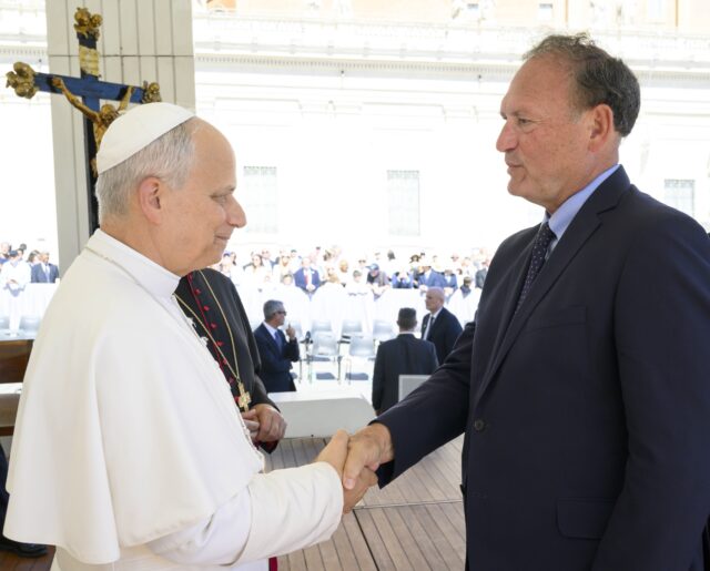 POPE LEO XIV AND JUSTICE SAMUEL A. ALITO JR.