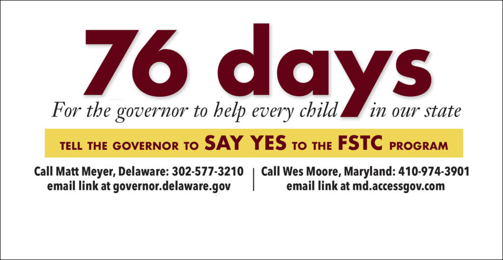 Call your governor today! Future of education here at home depends on it — cdow.org/sayyes