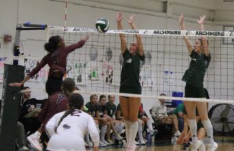 Archmere Academy rebounds with strong fourth set in volleyball win over Appoquinimink High School: Photo gallery