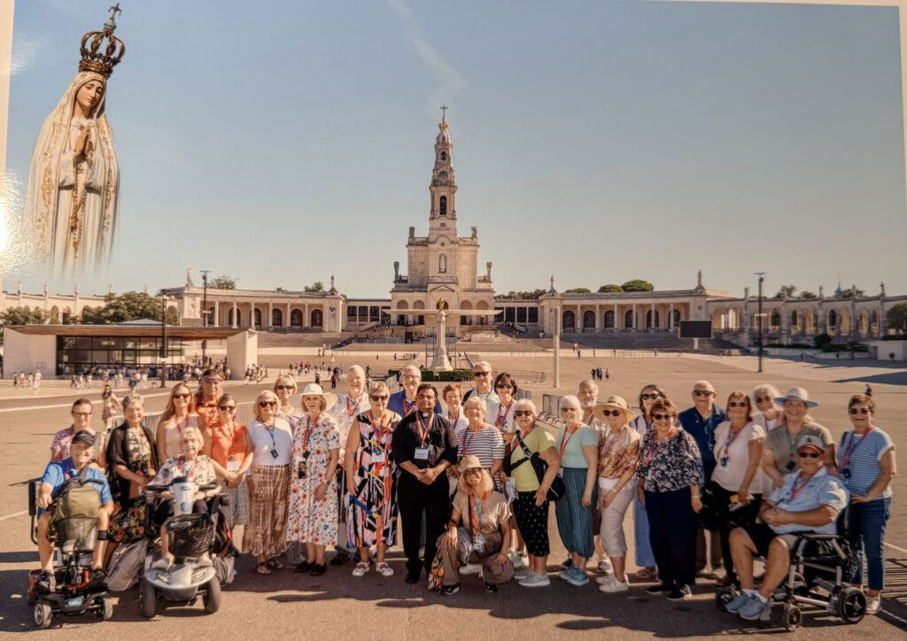 Local parishioners offer a pilgrim persective as they visit holy places in Portugal, Spain and France (with special guest) — Photo gallery
