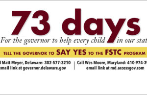 Pray the governors and legislators of Maryland and Delaware have wisdom and will to act before Dec. 31 deadline — cdow.org
