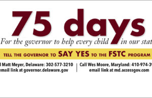 Let our leaders know how access to these tax credit scholarships would affect your family or school — cdow.org/sayyes