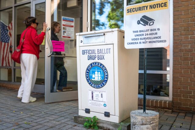 VIRGINIA BALLOT BOX EARLY VOTING MIDTERM