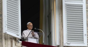 Pope Leo thanks Catholics for prayers in first public appearance after lung surgery