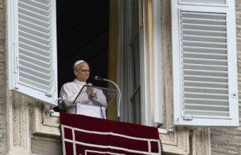Pope Leo thanks Catholics for prayers in first public appearance after lung surgery