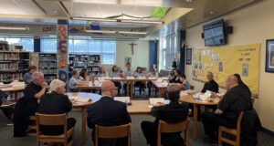 ‘Servant leadership’ focus of event with Diocese of Wilmington leadership at Most Blessed Sacrament Catholic School in Berlin, Md.