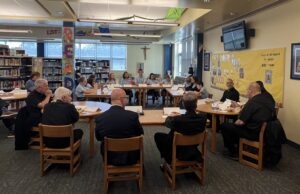 ‘Servant leadership’ focus of event with Diocese of Wilmington leadership at Most Blessed Sacrament Catholic School in Berlin, Md.
