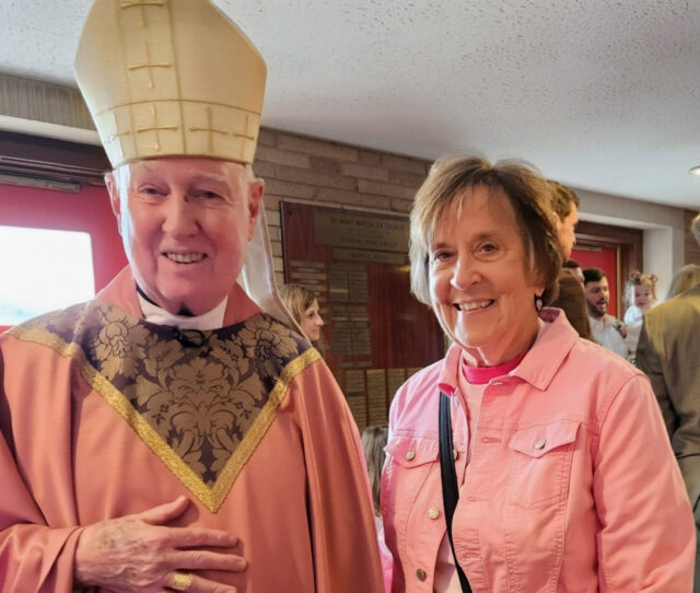 Retired Bishop Malooly and and cancer survivor